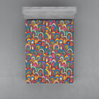 Psychedelic Fitted Sheet Cover with All-Round Elastic Pocket in 4 Sizes