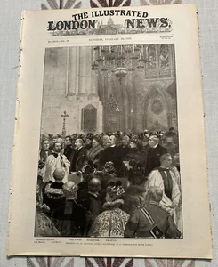 The Illustrated London News Feb 29 1897-Once bound-loose pages; Artwork, Salvage - Picture 1 of 16