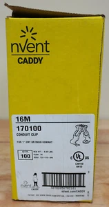 Box of 100 CADDY 16M 1" Conduit Clips - 1 in. Conduit Clips - Picture 1 of 4