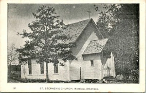 Vtg Postcard 1910s Winslow Arkansas AR - Saint Stephen's Church UNP M13 - Picture 1 of 2