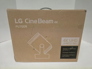 LG CineBeam Home PU700R 4K UHD Smart Projector - WHITE (#2) - Picture 1 of 6