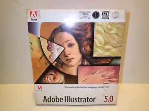 Adobe Illustrator 5.0 Macintosh Version 1993 3.5" Floppy Complete AAW500R3109382 - Picture 1 of 7