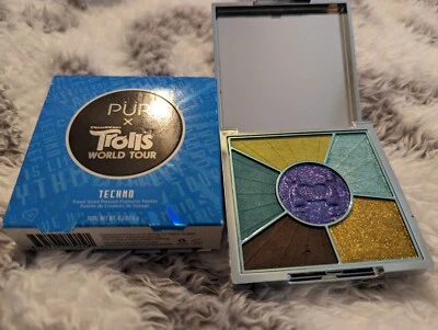 PUR Cosmetics x Trolls World Tour Techno Eyeshadow Palette NEW in box sold out - Image 1 of 4
