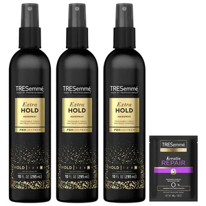 Hairspray, Non-Aerosol, Extra Hold, 3-Pack + Keratin Repair Hair Mask – Moist... - Picture 1 of 7
