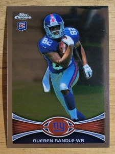 Topps Chrome #70A Rueben Randle 2012 RC/postura de corte - Imagen 1 de 2