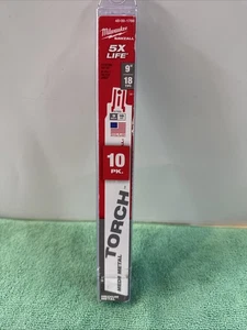 NEU Milwaukee 9 Zoll 18 TPI Brenner Sägeblatt, 10 Stück 48-00-1788 - Bild 1 von 7