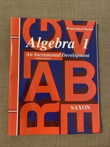 Algebra 1: An Incremental Development, Homeschool Packet - Paperback - - Picture 1 of 16