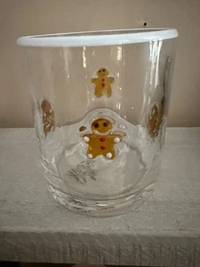 Bicchiere da bere uomo pan di zenzero natalizio nuovo Anthropologie dupe - Foto 1 di 7