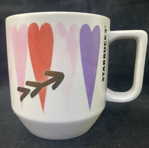 Starbucks Valentine's Day Hearts And Arrow Mug NEW! - Picture 1 of 7