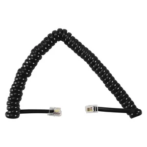 (R) Câble d'alimentation téléphone 9.3" RJ9 câble de rallonge - Noir V4H66247 - Photo 1/7