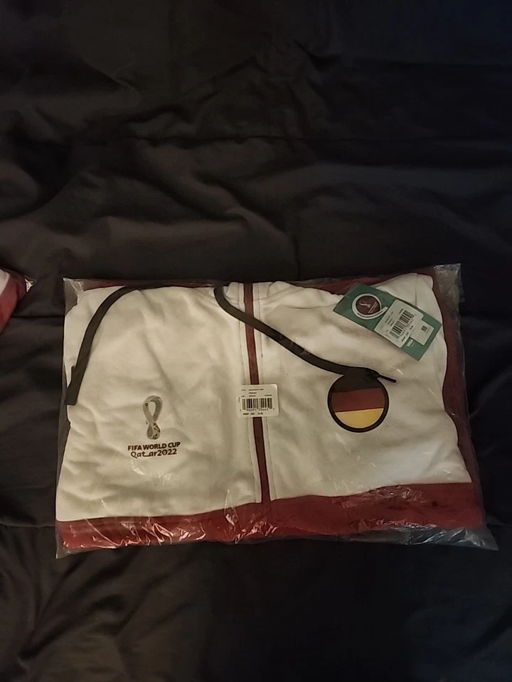 Alemania Qatar Copa Mundial 2022 FIFA Sudadera con Capucha Cremallera TALLA M Foto 1 de 1