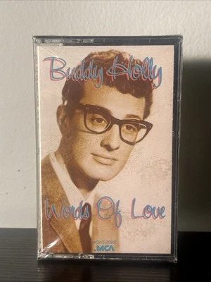 BUDDY HOLLY - WORDS OF LOVE Cassette 1985 MCA Brand New  Buy 2 Get 1 Free - Image 1 of 4