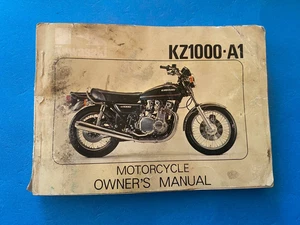 KAWASAKI KZ1000 A1 OWNER'S MANUAL ROUGH BUT USEABLE - Bild 1 von 10