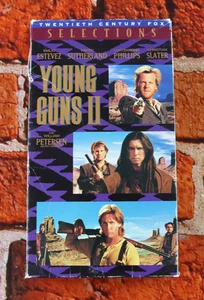 Young Guns II Emilio Estevez Kiefer Sutherland Christian Slater Lou Diamond VHS - Bild 1 von 8
