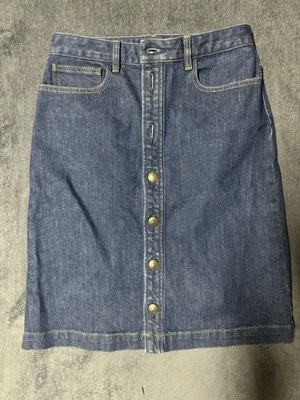 A.P.C. Falda Estándar Denim Japonés Índigo Crudo APC Talla 34 LEER Foto 1 de 4
