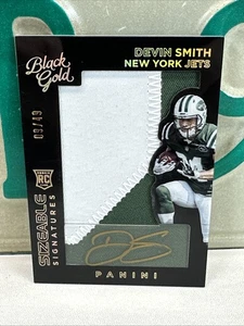 Maglia Rookie 2015 Panini Black Gold Devin Smith Tagliabile RC Auto #/49 SICK JSY - Foto 1 di 5