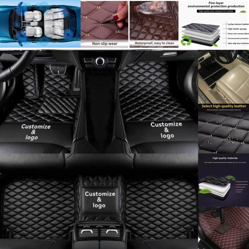 For Nissan Titan Pickup Car Mats 2004-2024 Custom FloorLiner Carpets Waterproof Foto 1 de 4