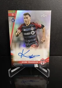 AUTO 💥 KOBE FRANKLIN RC SP 2024 Topps Cromo MLS Autógrafo Refractor Prisma  - Imagen 1 de 2