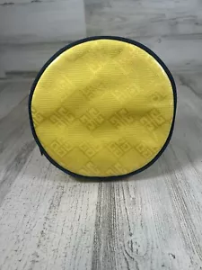 Amarige de Givenchy gelb marineblau Kosmetik Reisetasche runde Reißverschlusstasche - Bild 1 von 6