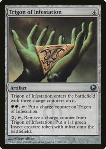 4 Trigonen des Befalls 4x x4 - NM/LP - Narben von Mirrodin - SPATZENMAGIE - Bild 1 von 1