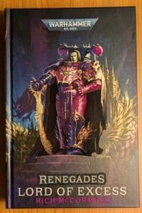 Renegades Lord of Excess warhammer 40k chaos space marines hardcover - Picture 1 of 16