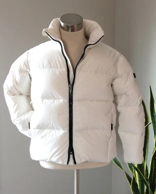 Nuevo con etiquetas $1049 Nuevo Duvetica Plumón de Ganso Blanco Puffer Chaqueta Unisex 34 o XXS Talla Rara Foto 1 de 4
