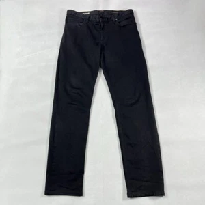 Alberto Black Jeans Men 34x32 Regular Fit PIPE Denim Super Stretch Dual FX T400 - Picture 1 of 20