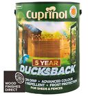 Cuprinol Ducksback 5L - Shed and Fence Wood Stain 5 Year Protection All Colours