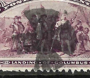 Sc #231 NICE CROSS Fancy Cancel 2 Cent Columbian 1893 US 83E31 - Picture 1 of 2