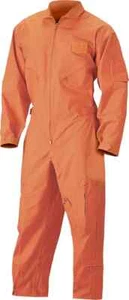 Flight Suit Coveralls Orange multi pocket, Large, New! - Picture 1 of 2