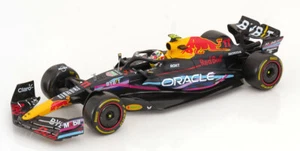 1:18 Bburago Red Bull RB19 GP USA Miami Perez 2023 - Picture 1 of 3