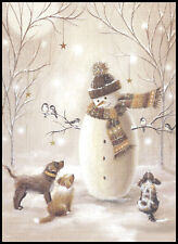 Greeting Card - Bird Dog Snowman - Sarah Summers - Christmas 0723