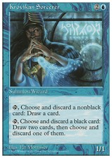 Magic the Gathering MTG Krovikan Sorcerer (96) Fifth Edition   NM