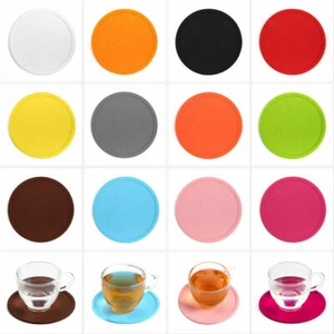 Wiederverwendbare Silikon Getränk Runde Untersetzer Premium Gummi Halter Kaffee Tee Becher Matte - Bild 1 von 20
