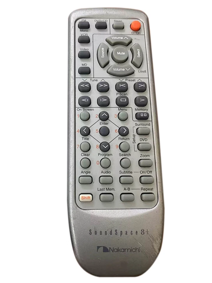 Original Nakamichi Audio System Remote Control Soundspace 8 - Image 1 of 1