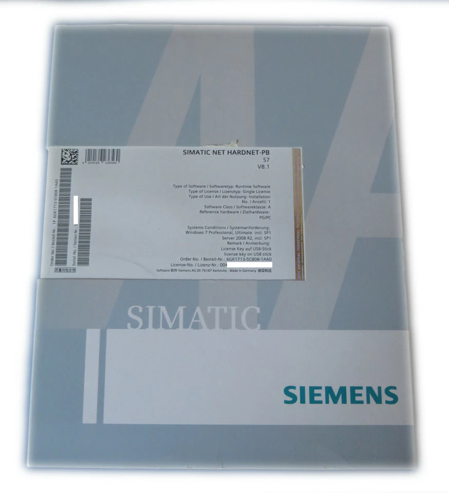 Siemens Simatic Net HARDNET-PB S7 V8.1 6GK1713-5CB08-1AA0 #200 - Image 1 of 1