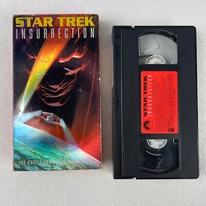 Star Trek Insurrection VHS Tape Blockbuster Rental