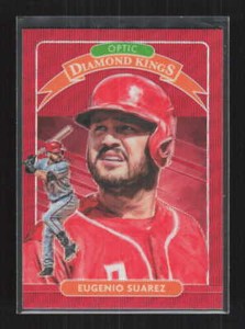 Eugenio Suarez  DK 2020 Donruss Optic  Red Wave Cincinnati Reds #4