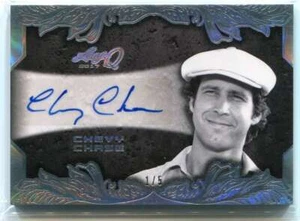 2017 Leaf Q Autographs Spectrum Silver bacc1 Chevy Chase Auto 1/5 - Picture 1 of 2