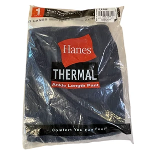 Pantalón Para Hombres 2001 Hanes Térmico Waffle Largo Johns Hasta el Tobillo Grande NUEVO En Paquete - Imagen 1 de 9