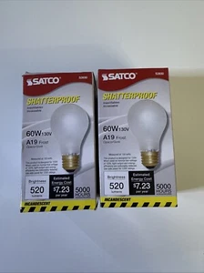 SATCO S3871 60W A15 130V FROSTED INCAND APPLIANCE BULB 2 Pack - Picture 1 of 4