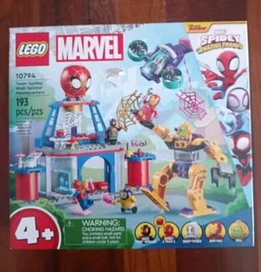 LEGO Marvel Team Spidey Web Spinner Quartier Generale Spider-Man Giocattolo 10794 - Foto 1 di 2