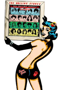 Rolling Stones Some Girls A1 High Quality Canvas Art Print - Picture 1 of 2