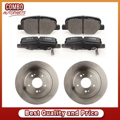 Rotores de freno traseros pastillas de freno de cerámica para Mitsubishi ASX 2014 2015 Foto 1 de 4