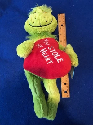 NUEVO CON ETIQUETAS Peluche Aurora GRINCH Dr. Seuss TÚ ROBAS MI CORAZÓN 15" Relleno de Navidad Foto 1 de 4