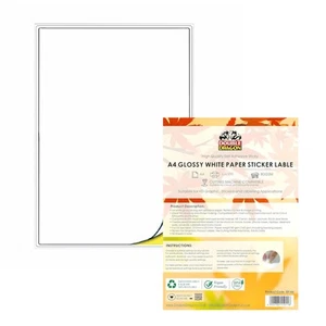 Double Dragon, Pack of 50 Sheets of A4 Glossy White Printable Sticker Paper, - Picture 1 of 5