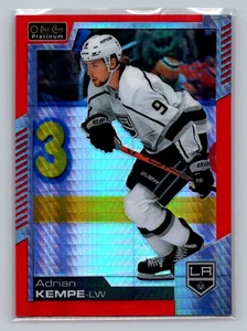 2020-21 O-Pee-Chee Platinum #58 Adrian Kempe Red Prism #/199 - Picture 1 of 2