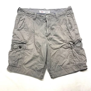 American Eagle Outfitters Classic Cargo Shorts Herren 38 grau Baumwolle Taschen - Bild 1 von 9