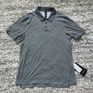 LULULEMON Logo Sport Polo Short Sleeve, UPF40, PSPG Gray, NWT, Size L, XL - Picture 1 of 5