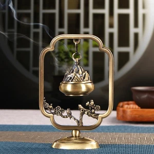 1Pc Incense Burner Ornament Non Stick ChenTan Censer Hanging Furnace Delicate - Picture 1 of 8